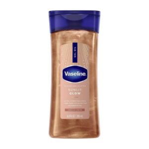 Vaseline Glazed & Glisten Sunlit Glow Body Gel Oil 200ml - Vanilla Cocoa 40% off